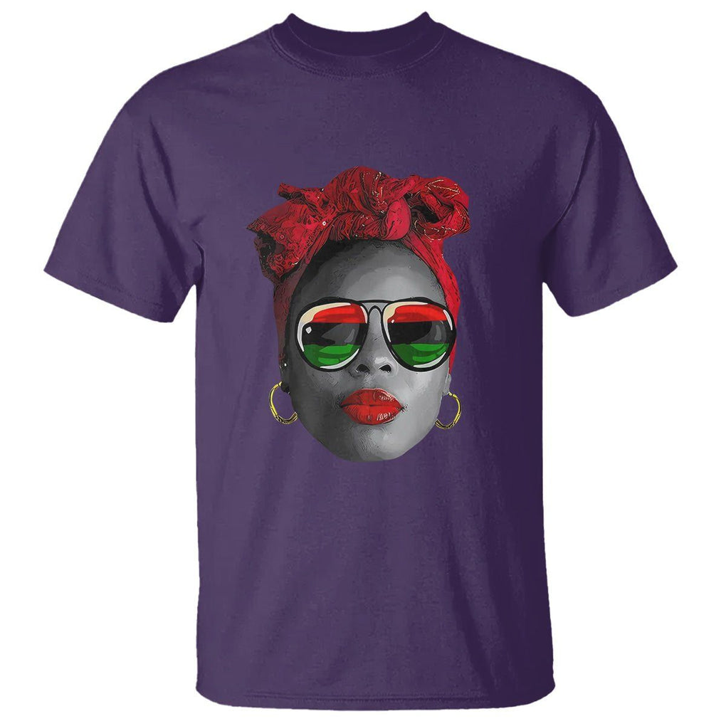 Black History Juneteenth T Shirt For Women Dope Proud Queen TS01 Purple Printyourwear