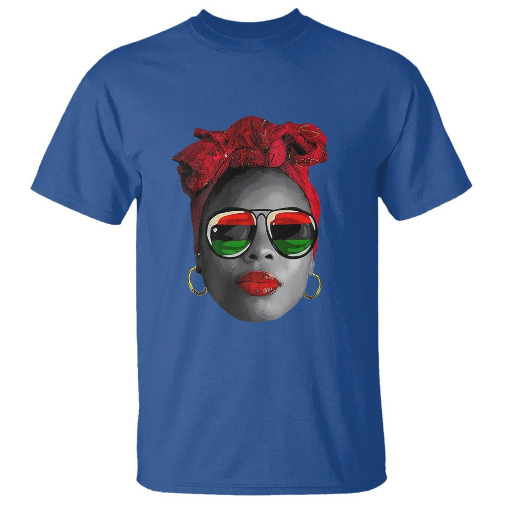 Black History Juneteenth T Shirt For Women Dope Proud Queen TS01 Royal Blue Printyourwear