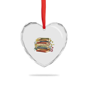 Black History Leaders Book Heart Crystal Glass Ornament African American Teachers TS12 Print Your Wear
