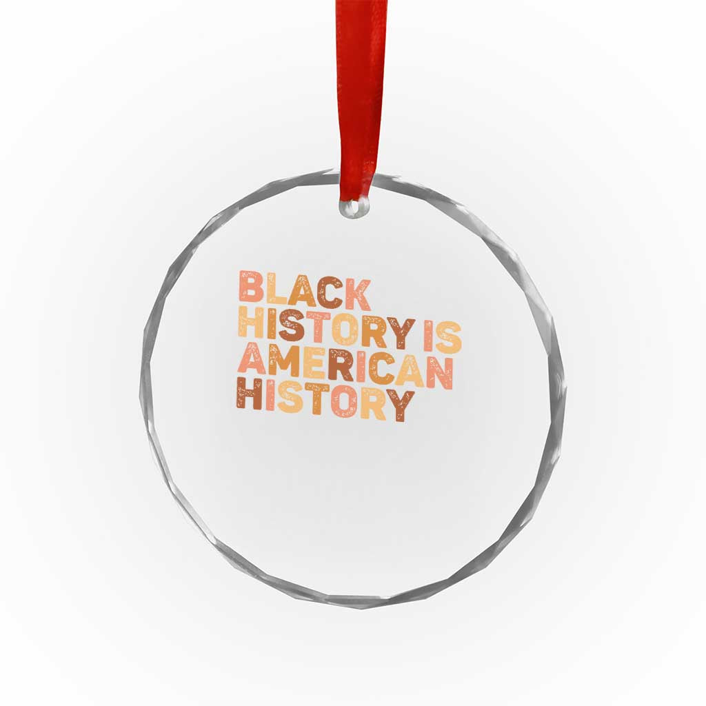 Black History Melanin African American Pride Crystal Glass Ornament TS14 Print Your Wear
