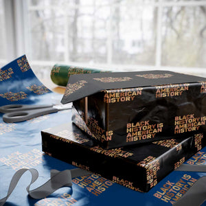 Black History Melanin African American Pride Wrapping Paper Roll TS14 Black Print Your Wear