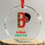 Black History Month Boy Crystal Glass Ornament B Is For Brilliant HBCU Education - Print Your Wear