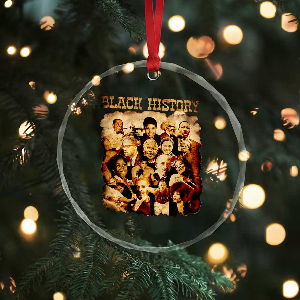 Black History Month Crystal Glass Ornament African American Pride TS14 Print Your Wear