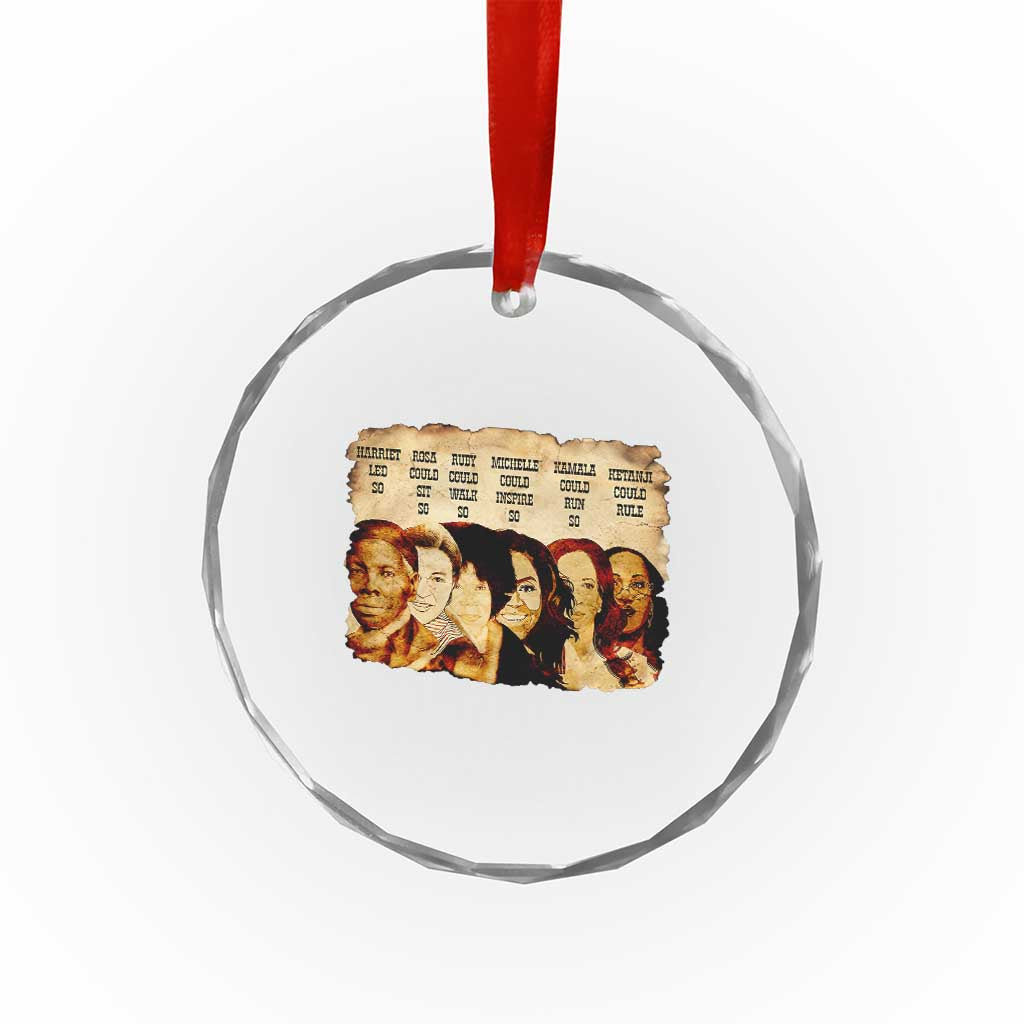 Black History Month Crystal Glass Ornament African American Women Pride TS14 Print Your Wear