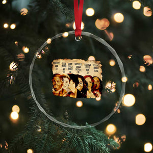 Black History Month Crystal Glass Ornament African American Women Pride TS14 Print Your Wear
