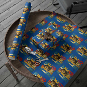 Black History Month Martin Luther King Day Wrapping Paper Roll I Have Dream TS10 Blue Print Your Wear