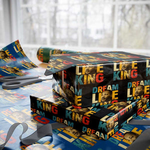 Black History Month Martin Luther King Day Wrapping Paper Roll I Have Dream TS10 Black Print Your Wear