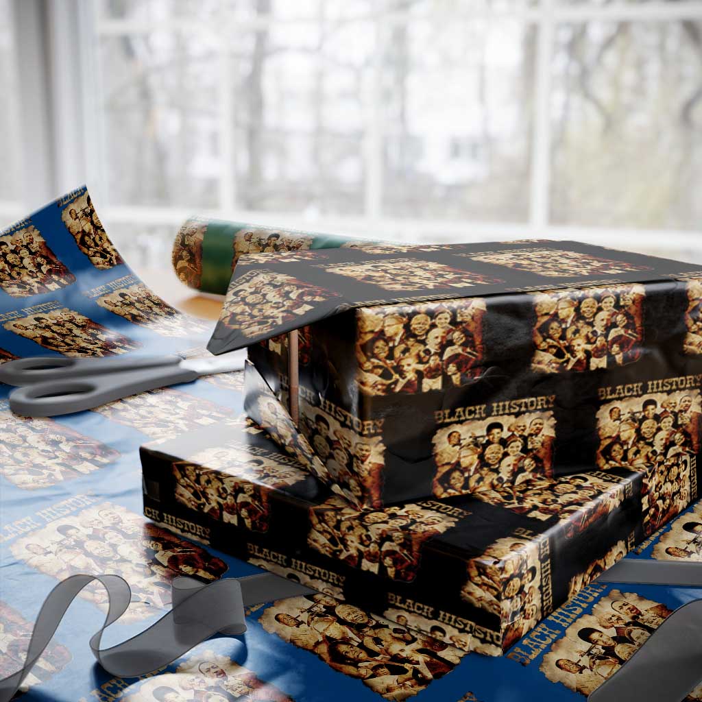 Black History Month Wrapping Paper Roll African American Pride TS14 Black Print Your Wear