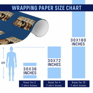 Black History Month Wrapping Paper Roll African American Women Pride TS14 Print Your Wear