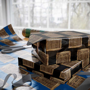 Black Inventors Wrapping Paper Roll Afro African Melanin Black History Month Juneteenth TS10 Black Print Your Wear