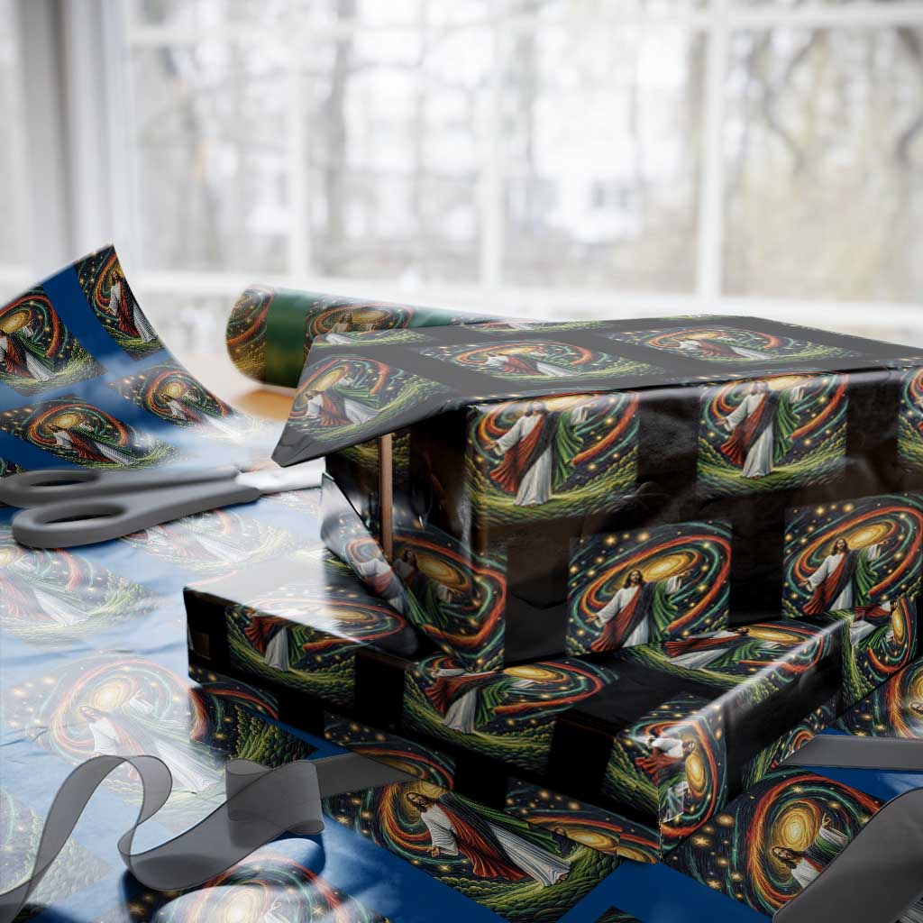 Black Jesus Juneteenth Wrapping Paper Roll African American Christian Pride