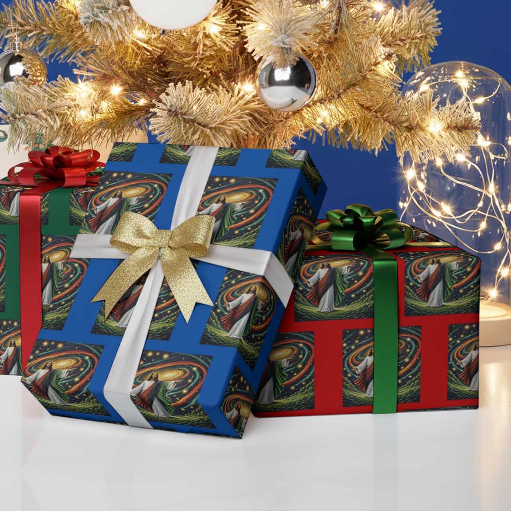 Black Jesus Juneteenth Wrapping Paper Roll African American Christian Pride