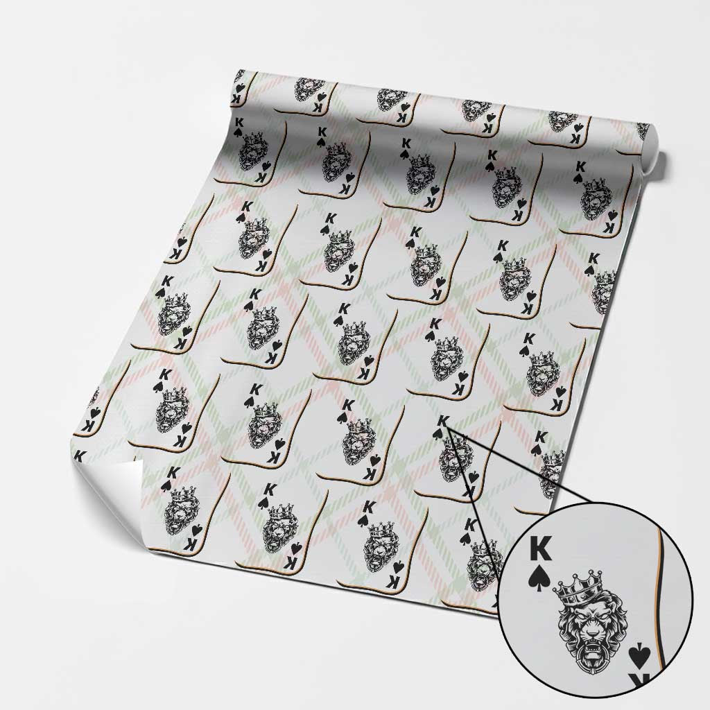 Black King Lion Wrapping Paper Roll African American Black History Month Gift TS12 Christmas Plaid Print Your Wear