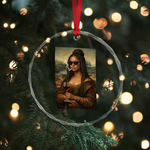 Black Mona Lisa African American Crystal Glass Ornament Black History Month TS12 Print Your Wear