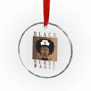 Black Nurse Magic Crystal Glass Ornament Black History Month Nurse Gift TS12 Print Your Wear