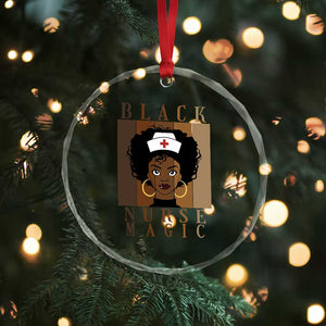 Black Nurse Magic Crystal Glass Ornament Black History Month Nurse Gift TS12 Print Your Wear