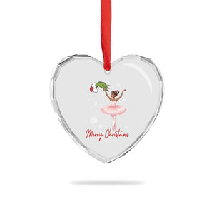 Black Nutcracker Ballet Heart Crystal Glass Ornament Merry Christmas TS14 Print Your Wear