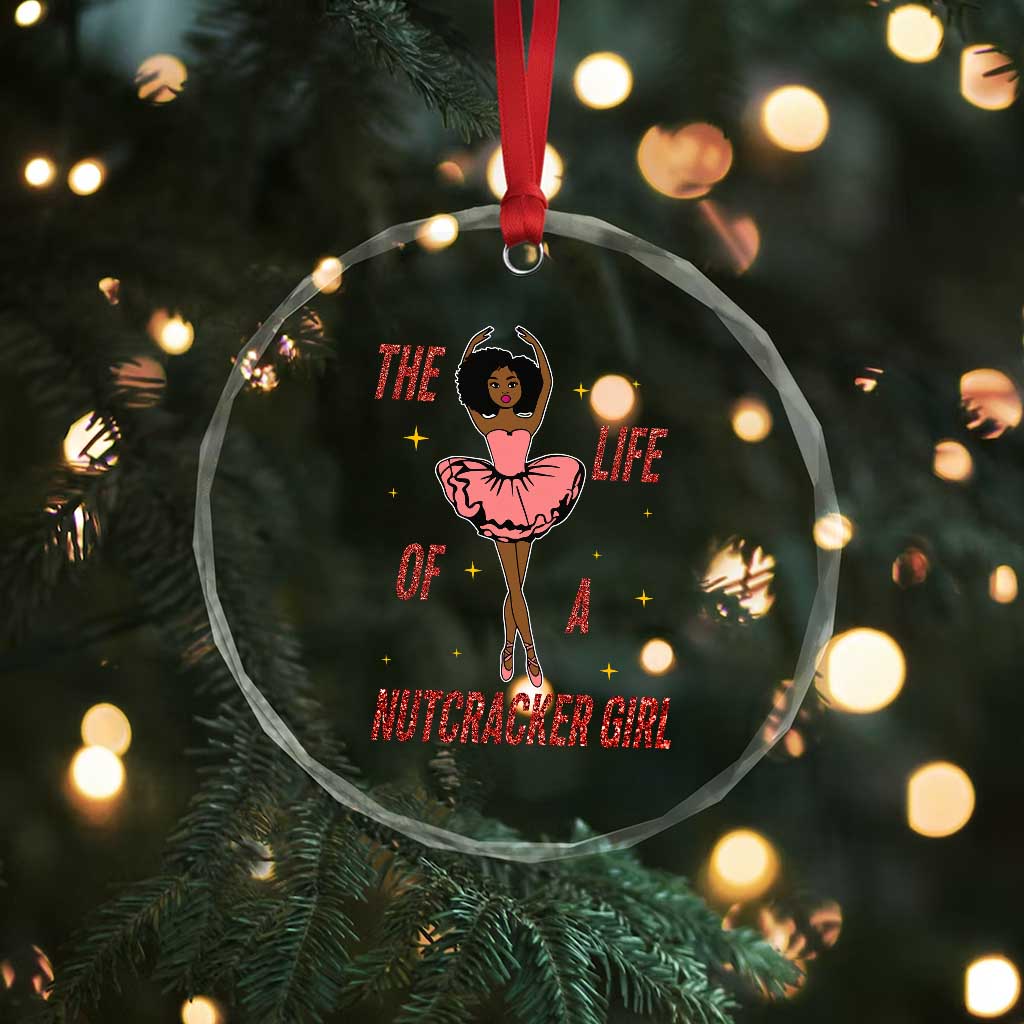 Black Nutcracker Crystal Glass Ornament The Life Of A Ballet Girl TS14 Print Your Wear