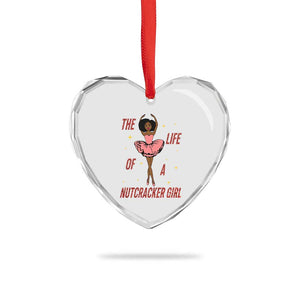 Black Nutcracker Heart Crystal Glass Ornament The Life Of A Ballet Girl TS14 Print Your Wear