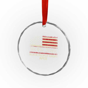 Black People Aren't Apes Crystal Glass Ornament We The People Anti Racist Protest TS14 Print Your Wear