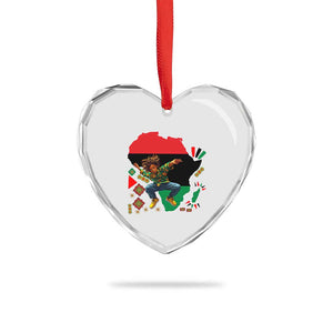 Black Son Future Leader Heart Crystal Glass Ornament African American Pride Black History Month TS02 Print Your Wear