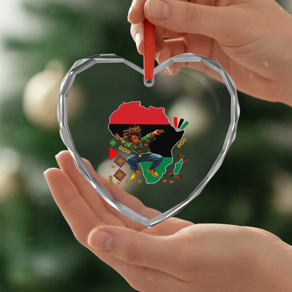 Black Son Future Leader Heart Crystal Glass Ornament African American Pride Black History Month TS02 Print Your Wear