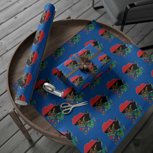 Black Son Future Leader Wrapping Paper Roll African American Pride Black History Month TS02 Blue Print Your Wear