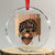 Black Teacher Magic Crystal Glass Ornament Black History Month Afro Hair Melanin - Print Your Wear