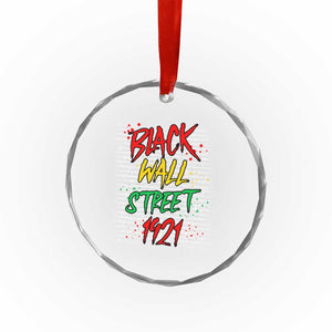 Black Wall Street 1921 Crystal Glass Ornament Tulsa Oklahoma Black History Month TS11 Print Your Wear