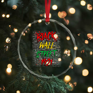 Black Wall Street 1921 Crystal Glass Ornament Tulsa Oklahoma Black History Month TS11 Print Your Wear
