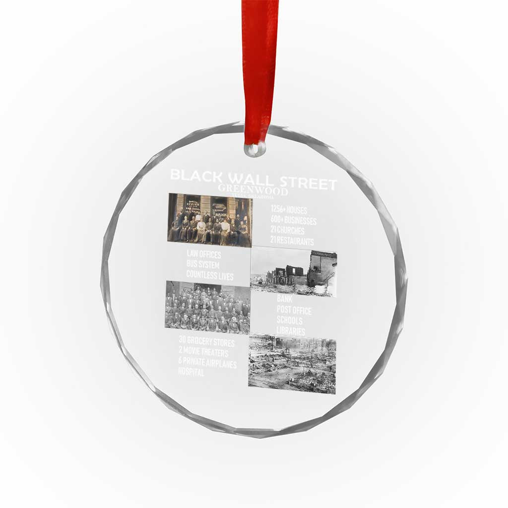 Black Wall Street Crystal Glass Ornament Loads Of Luck Lucky Tractor Truck TS02 Print Your Wear
