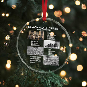 Black Wall Street Crystal Glass Ornament Loads Of Luck Lucky Tractor Truck - Print Your Wear