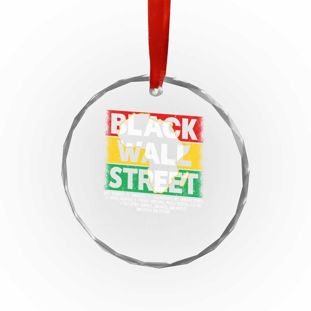 Black Wall Street Crystal Glass Ornament Tulsa Black History Month Africa Map TS11 Print Your Wear