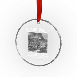 Black Wall Street First Bombs Crystal Glass Ornament Tulsa Oklahoma Black History Month TS11 Print Your Wear