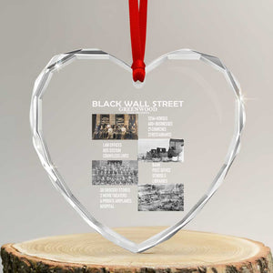 Black Wall Street Heart Crystal Glass Ornament Loads Of Luck Lucky Tractor Truck TS02 Transparent Glass 3'' Heart Print Your Wear