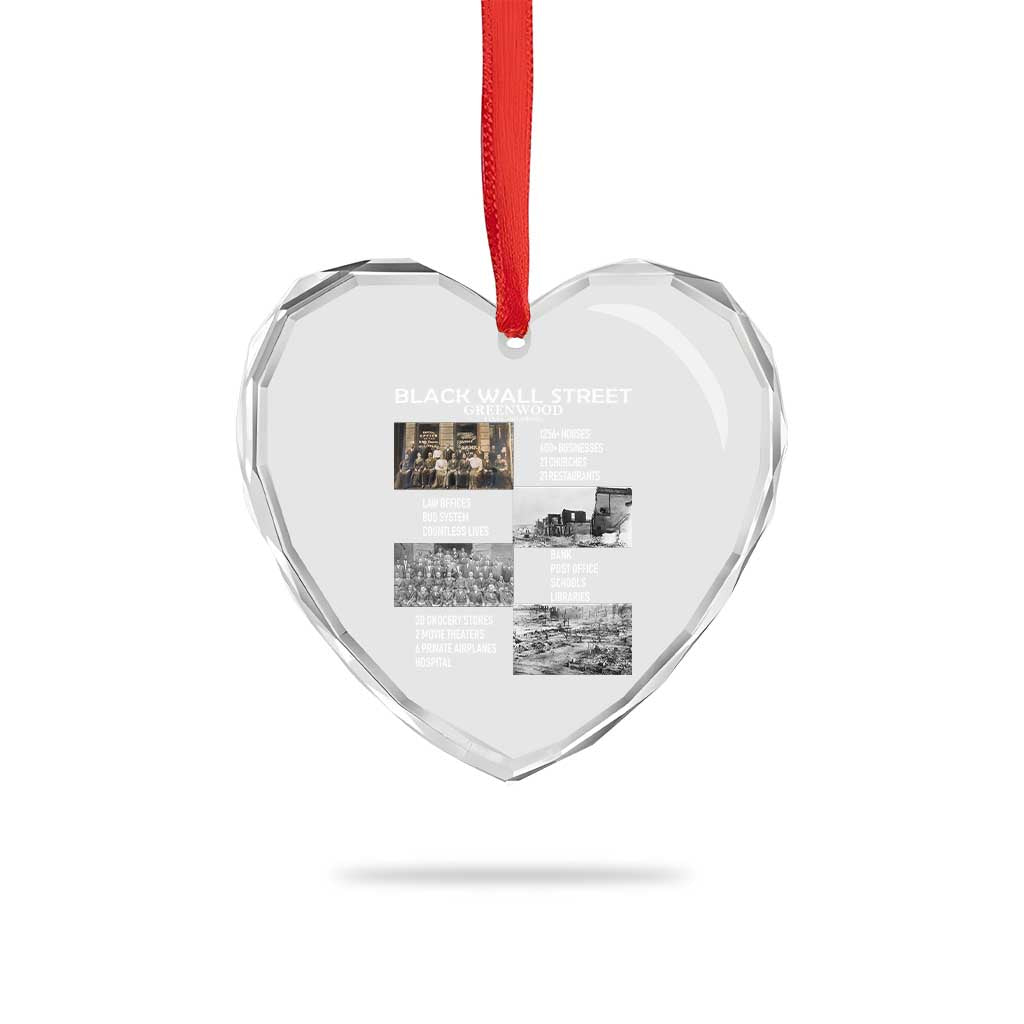 Black Wall Street Heart Crystal Glass Ornament Loads Of Luck Lucky Tractor Truck TS02 Print Your Wear