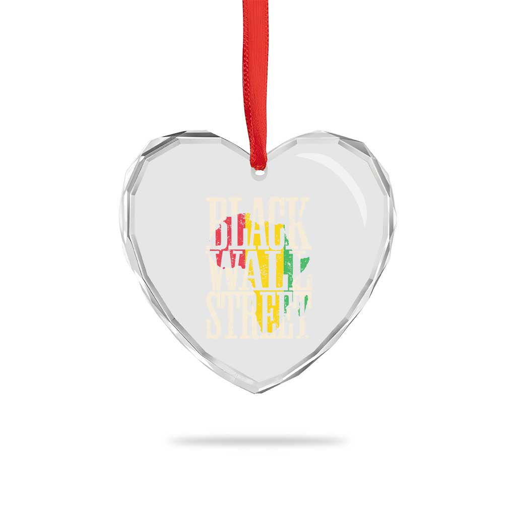 Black Wall Street Heart Crystal Glass Ornament Tulsa Oklahoma Black History Month Africa Map TS11 Print Your Wear