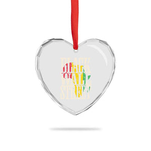 Black Wall Street Heart Crystal Glass Ornament Tulsa Oklahoma Black History Month Africa Map TS11 Print Your Wear