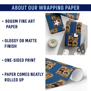 Black Woman History Wrapping Paper Roll Well Behaved Women Seldom Make History TS14 Print Your Wear