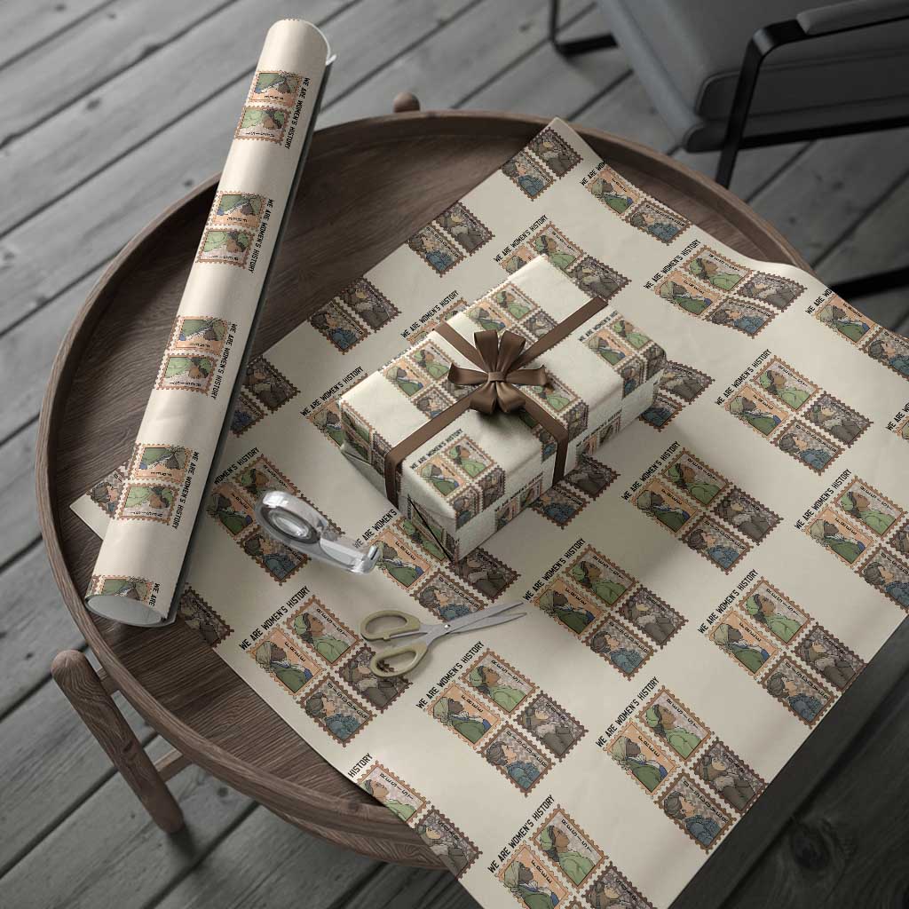 Black Women History Leaders Wrapping Paper Roll Womens History Month TS12 Beige Print Your Wear