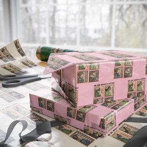 Black Women History Leaders Wrapping Paper Roll Womens History Month TS12 Light Pink Print Your Wear