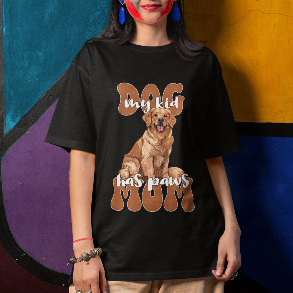Golden Retriever T Shirt My Kid Has Paws Dog Lover TS02 Printyourwear