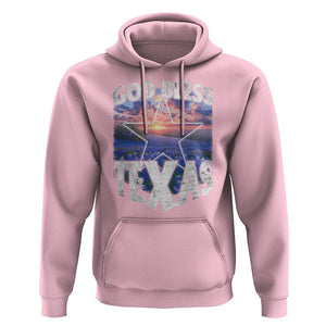 Bluebonnet Field God Bless Texas Hoodie TS09 Light Pink Print Your Wear