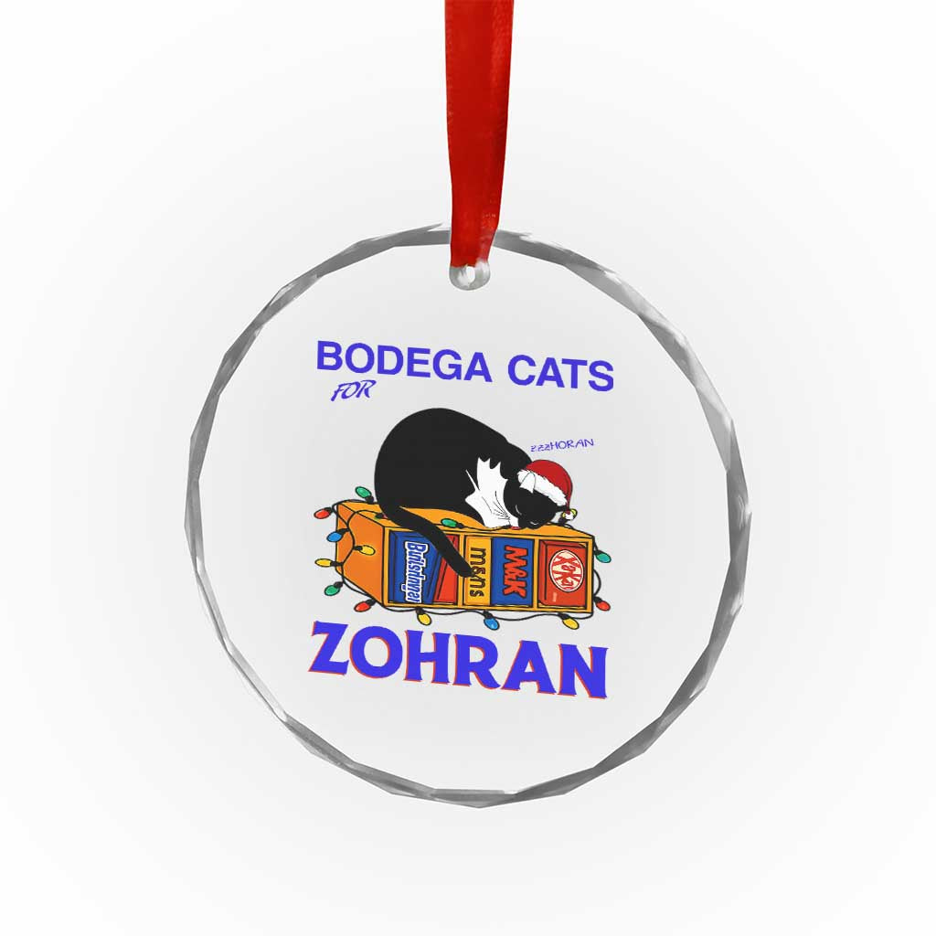 Bodega Cats of New York Crystal Glass Ornament Funny Cat NYC Christmas TS14 Print Your Wear
