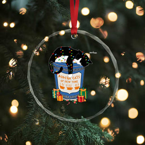 Bodega Cats of New York Crystal Glass Ornament Funny Democrat Christmas TS14 Print Your Wear