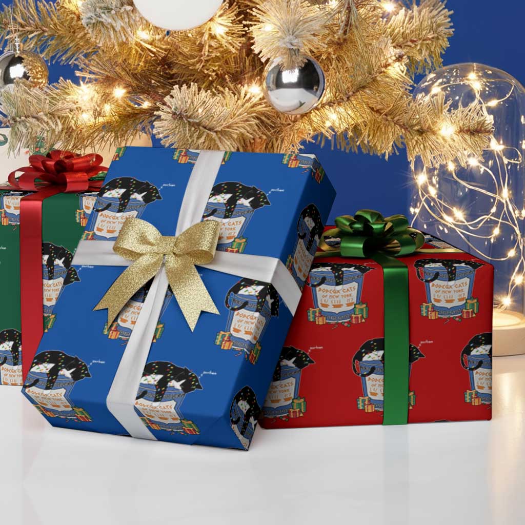 Bodega Cats of New York Wrapping Paper Roll Funny Democrat Christmas TS14 Print Your Wear