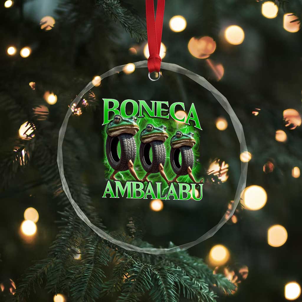 Boneca Ambalabu Frog Crystal Glass Ornament Funny Internet Brainrot Memes Gen Alpha TS10 Print Your Wear