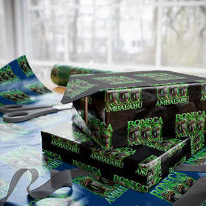Boneca Ambalabu Frog Wrapping Paper Roll Funny Internet Brainrot Memes Gen Alpha TS10 Black Print Your Wear