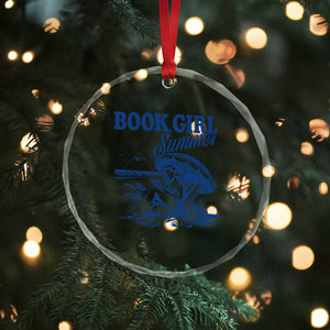 Book Girl Summer Crystal Glass Ornament Funny Beach Book Lover Gift TS12 Print Your Wear