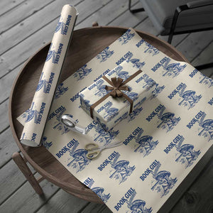 Book Girl Summer Wrapping Paper Roll Funny Beach Book Lover Gift